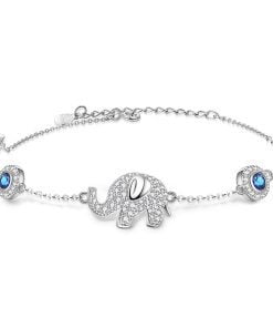 Bracelet éléphant argent