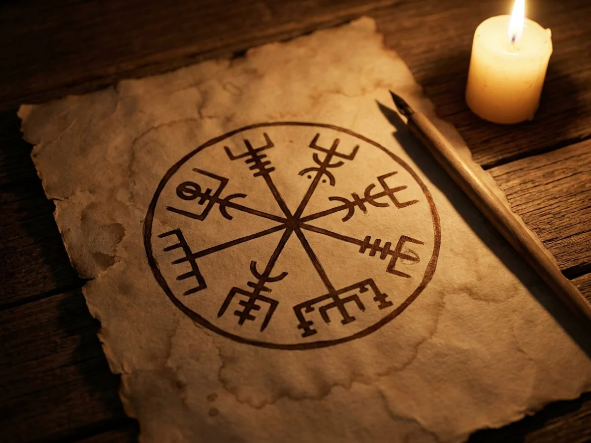 Vegvisir, symbole islandais de protection et d'orientation